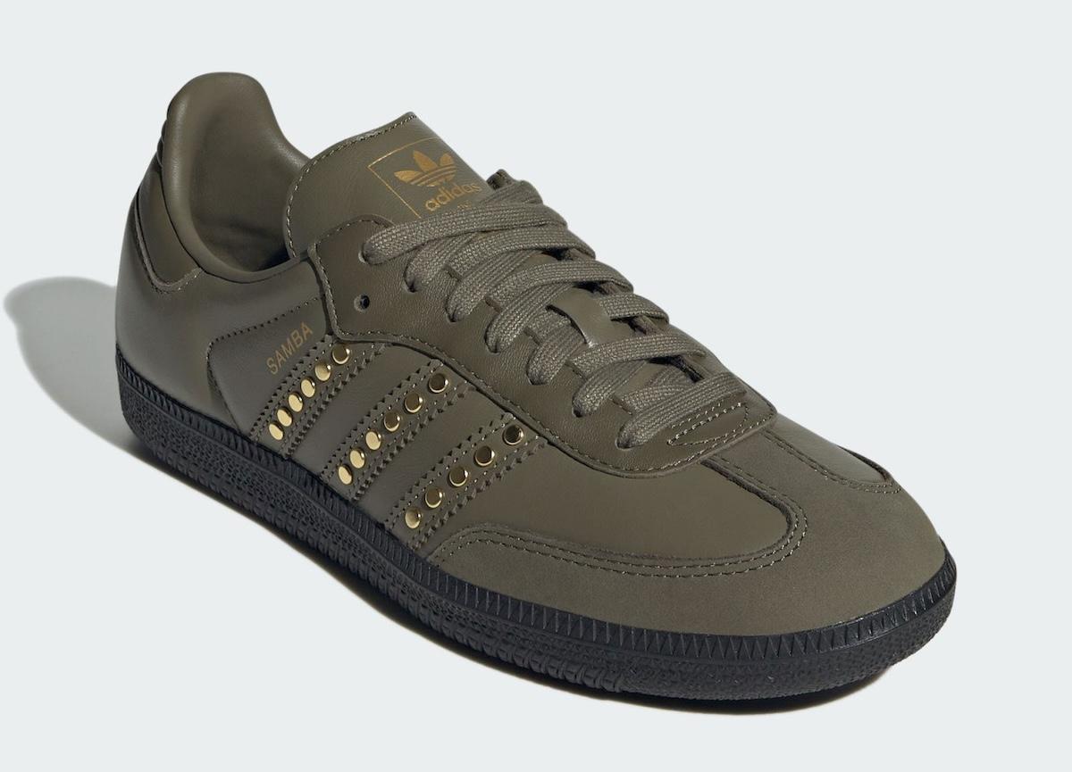END, adidas Samba, adidas - 阿迪達斯桑巴鞋更新 "鉚釘條紋 "款式