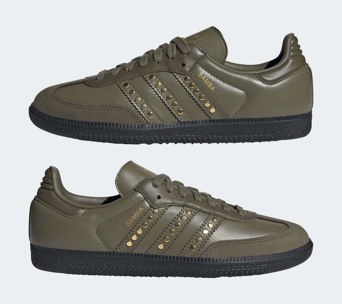 END, adidas Samba, adidas - 阿迪達斯桑巴鞋更新 "鉚釘條紋 "款式