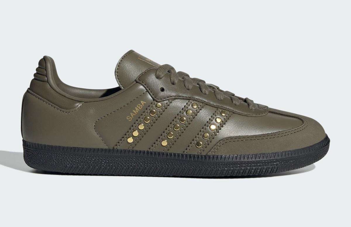 END, adidas Samba, adidas - 阿迪達斯桑巴鞋更新 "鉚釘條紋 "款式