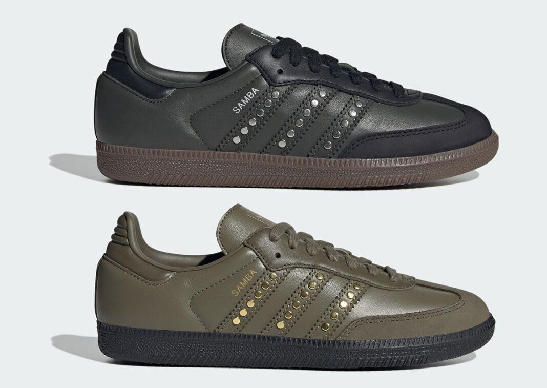 END, adidas Samba, adidas - 阿迪達斯桑巴鞋更新 "鉚釘條紋 "款式