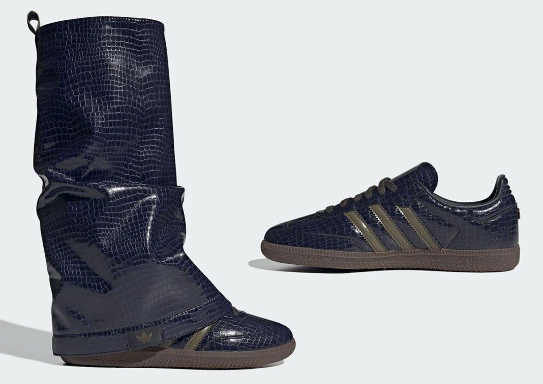 adidas Samba, adidas - 阿迪達斯桑巴 "蛇皮褲 "增添延伸功能
