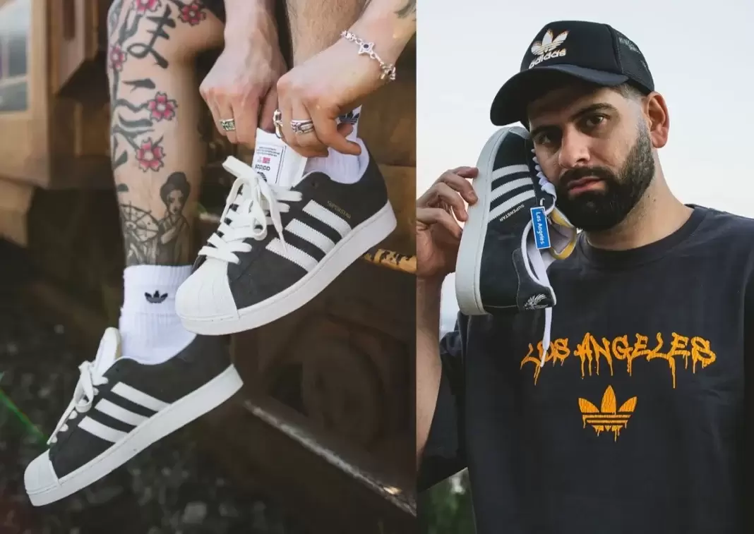 Sneakers, adidas superstar, adidas - 運動鞋創作者 Qias Omar 與 adidas 攜手打造 Superstar II "LA" 鞋款