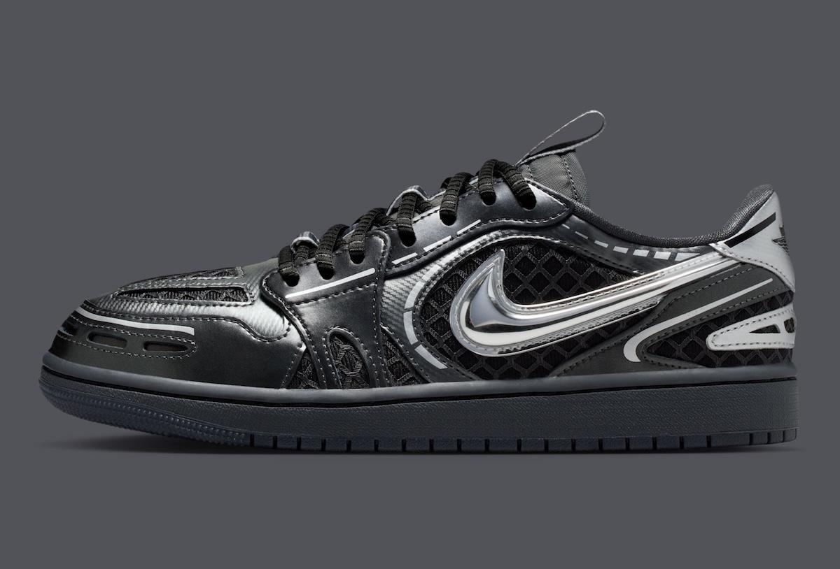 Air Jordan 1 Low Method of Make V3 以黑色和鉻色亮相 Air Jordan 1 Low, Air Jordan 1, Air Jordan - Air Jordan 1 Low Method of Make V3 以黑色和鉻色亮相