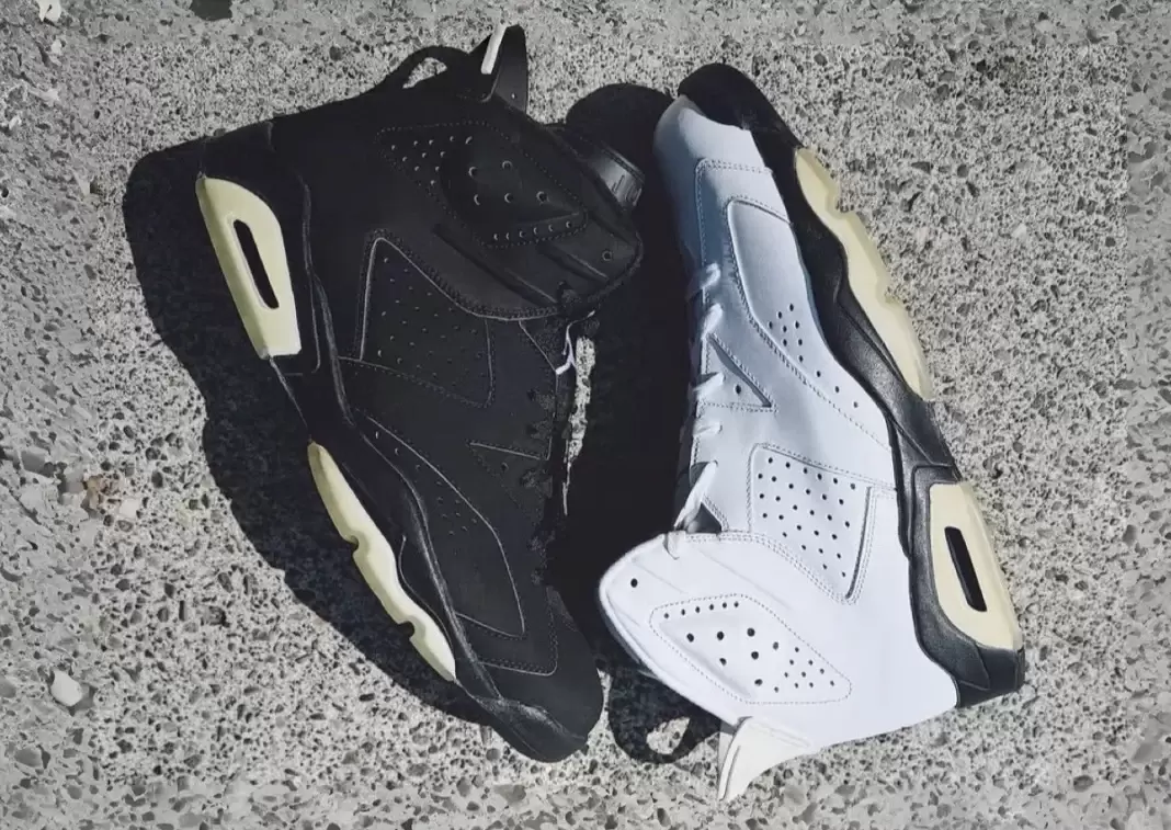 Air Jordan 6, Air Jordan - Air Jordan 6 "黑與白 "未發佈樣品曝光