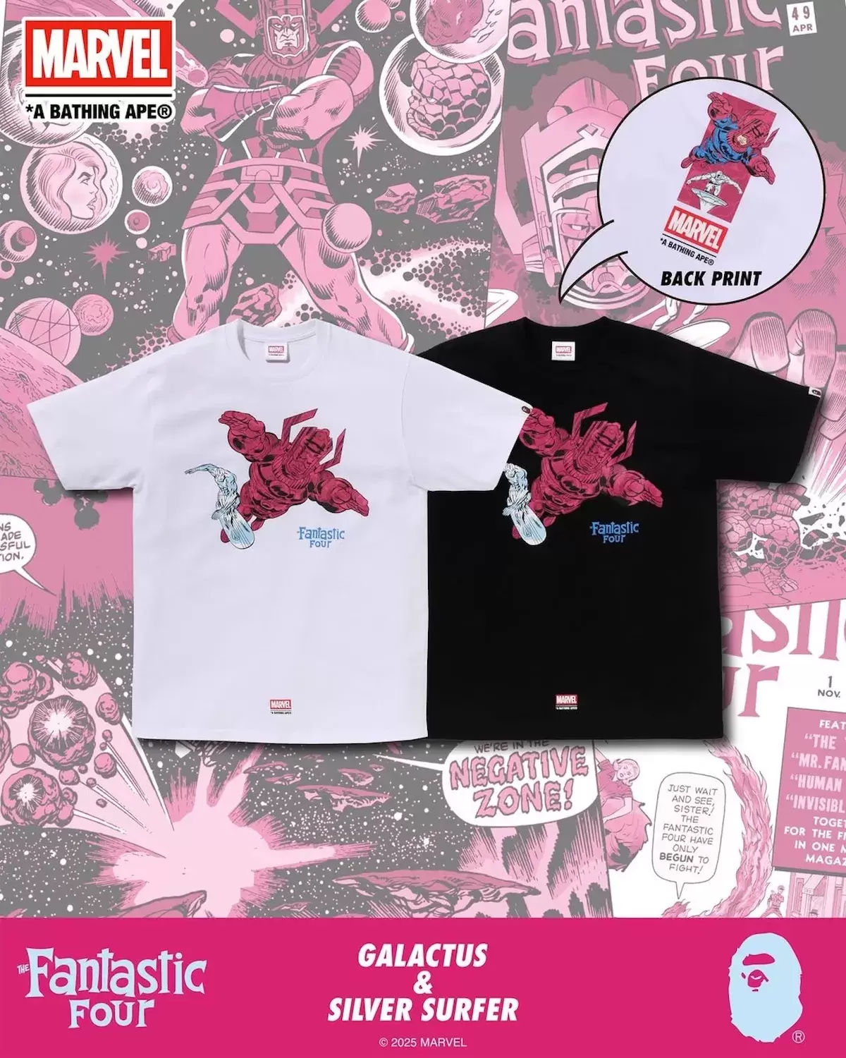 BAPE x 漫威神奇四俠系列 9 月 27 日發佈 Marvel, Bape Bapesta, BAPE - BAPE x 漫威神奇四俠系列 9 月 27 日發佈