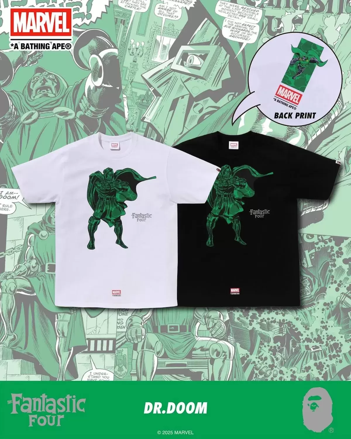 BAPE x 漫威神奇四俠系列 9 月 27 日發佈 Marvel, Bape Bapesta, BAPE - BAPE x 漫威神奇四俠系列 9 月 27 日發佈
