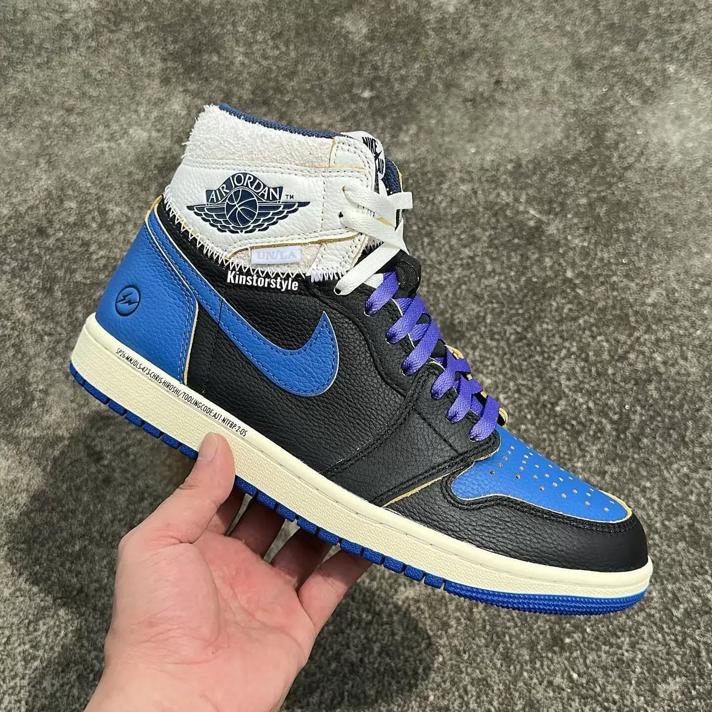 Fragment x Union x Air Jordan 1 High OG "Sport Royal" 2026 年春季發佈 Union x Air Jordan 1, Union Los Angeles, fragment design, Air Jordan 1 - Fragment x Union x Air Jordan 1 High OG "Sport Royal" 2026 年春季發佈
