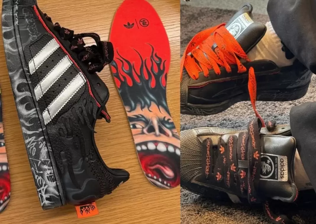adidas superstar, adidas - Hellstar x adidas Superstar 將火焰帶入 2025 年的發佈會