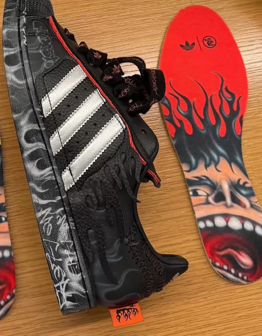 Hellstar x adidas Superstar 將火焰帶入 2025 年的發佈會 adidas superstar, adidas - Hellstar x adidas Superstar 將火焰帶入 2025 年的發佈會