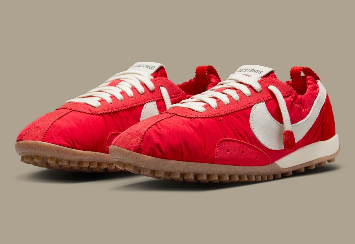 Jacquemus x Nike 月亮鞋 "大學紅 "10 月 6 日發佈 Nike Waffle Racer, Nike, Jacquemus - Jacquemus x Nike 月亮鞋 "大學紅 "10 月 6 日發佈