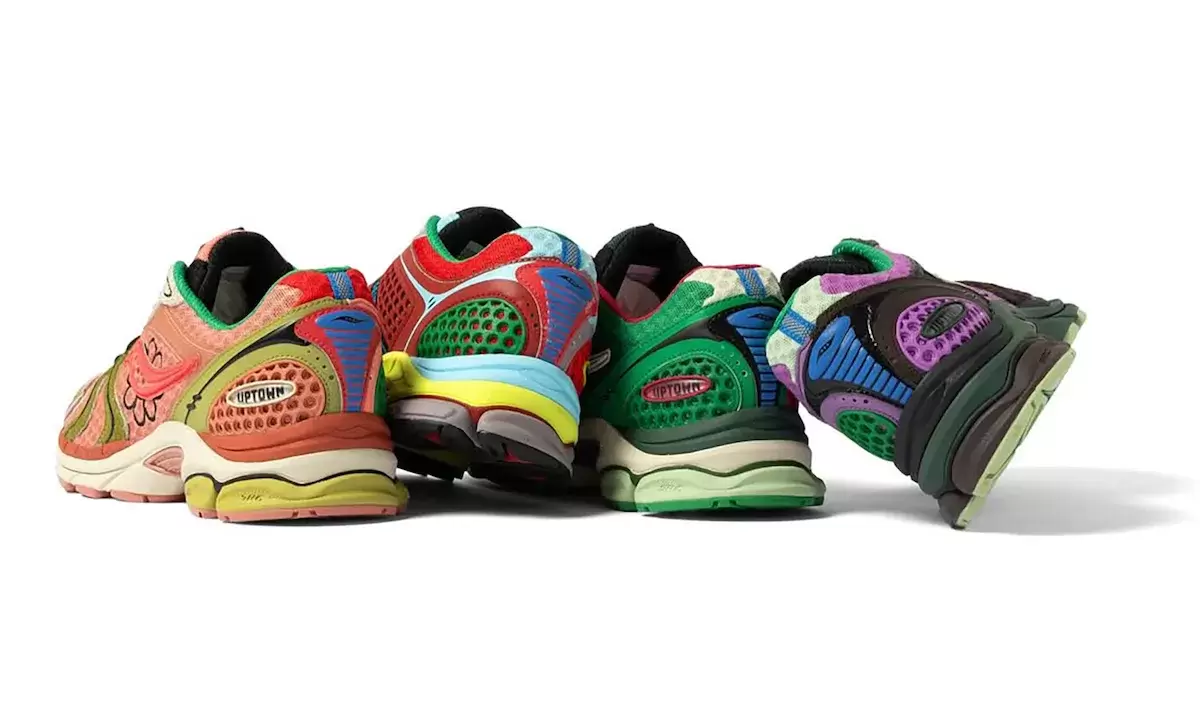 用植物換 Jae Tips 的 Saucony ProGrid Triumph 4 "花開上城 "套裝 Saucony Pro Grid Triumph 4, Saucony, Jae Tips - 用植物換 Jae Tips 的 Saucony ProGrid Triumph 4 "花開上城 "套裝