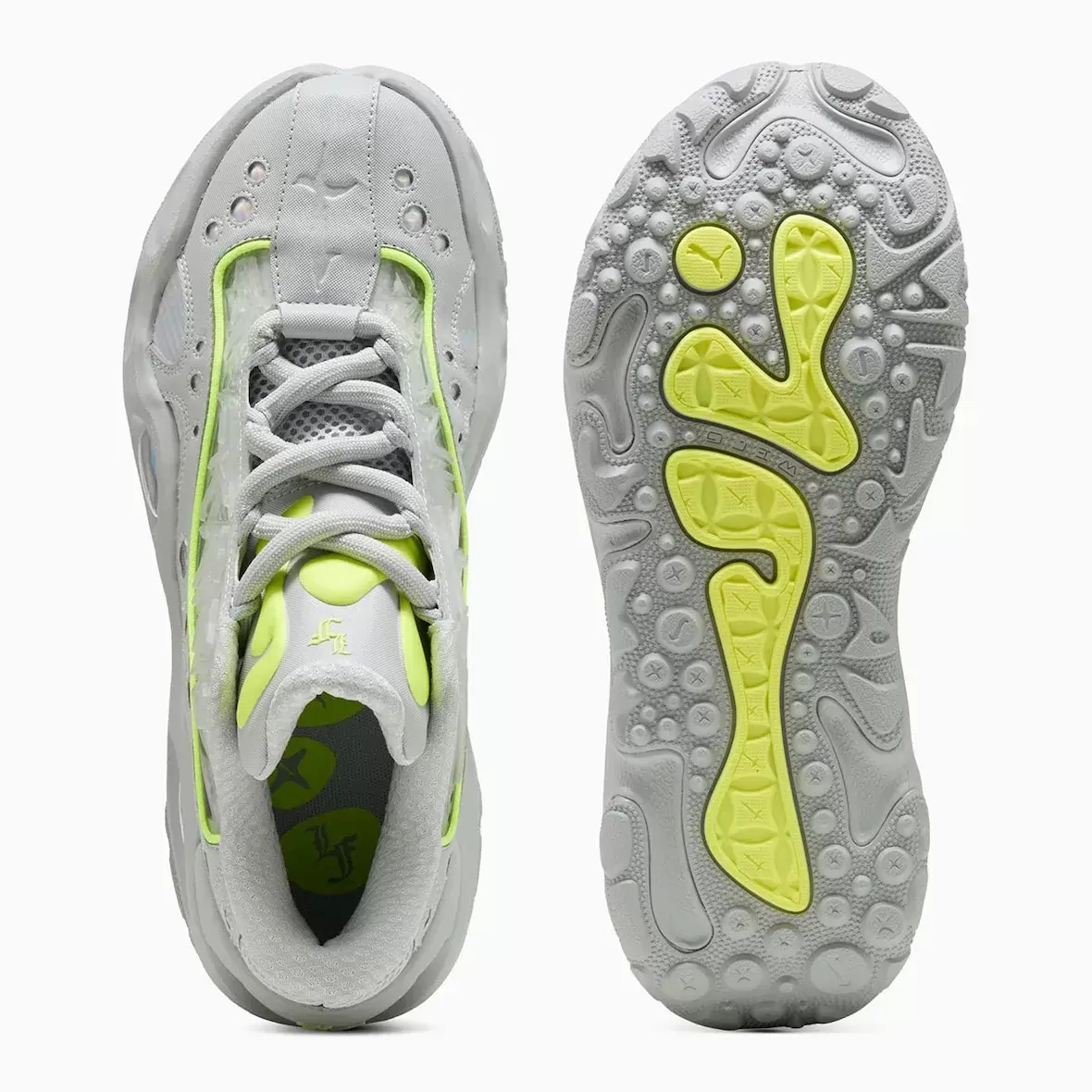 PUMA LaFrance, Puma, LaMelo Ball - 拉梅洛-波爾的 PUMA LaFrance RNR "灰色/霓虹色 "於 2025 年 10 月發佈