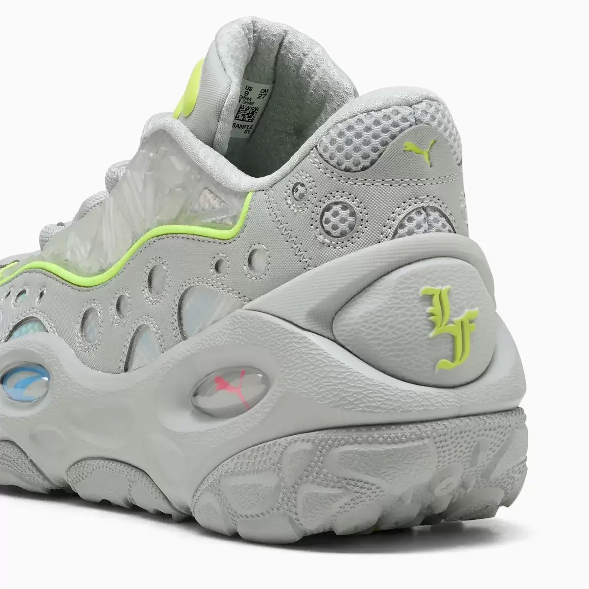 PUMA LaFrance, Puma, LaMelo Ball - 拉梅洛-波爾的 PUMA LaFrance RNR "灰色/霓虹色 "於 2025 年 10 月發佈