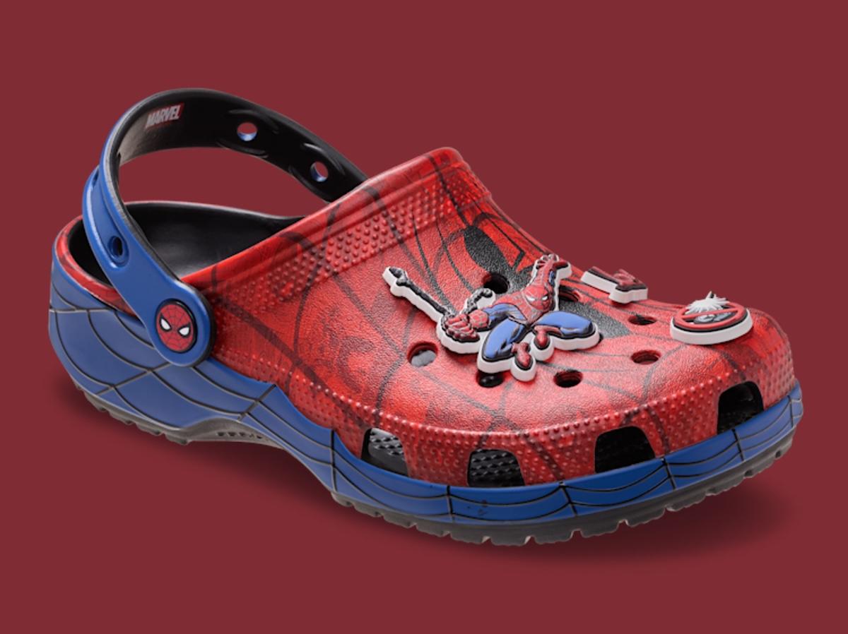 漫威蜘蛛俠 x Crocs 經典木屐混合漫畫和電影風格 Marvel, Crocs - 漫威蜘蛛俠 x Crocs 經典木屐混合漫畫和電影風格