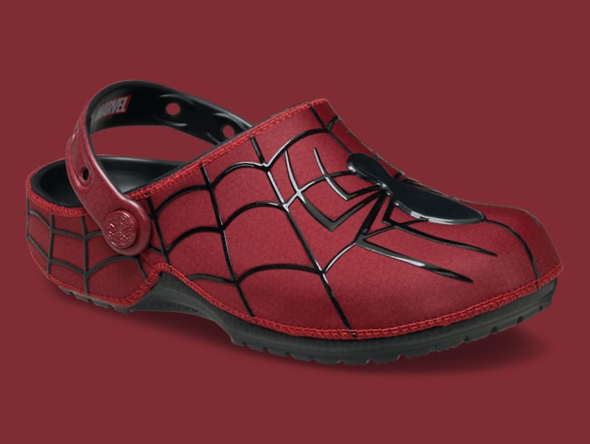 漫威蜘蛛俠 x Crocs 經典木屐混合漫畫和電影風格 Marvel, Crocs - 漫威蜘蛛俠 x Crocs 經典木屐混合漫畫和電影風格