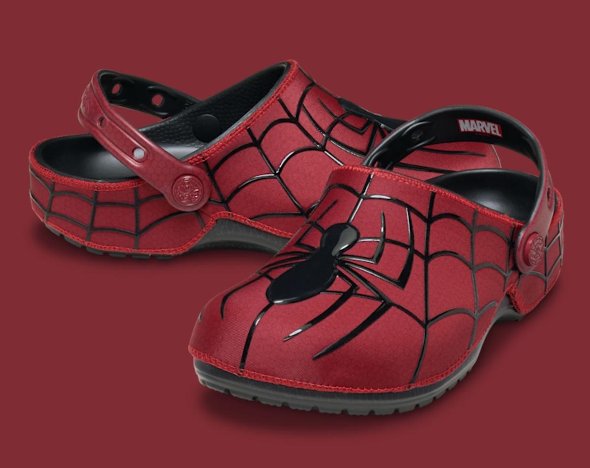 漫威蜘蛛俠 x Crocs 經典木屐混合漫畫和電影風格 Marvel, Crocs - 漫威蜘蛛俠 x Crocs 經典木屐混合漫畫和電影風格