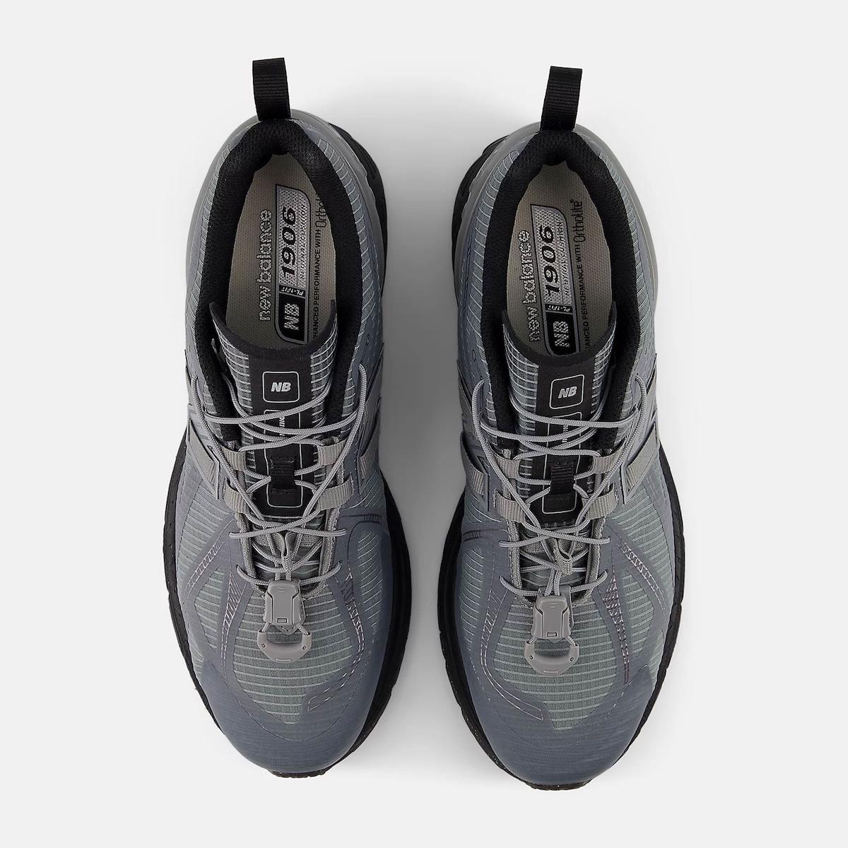 免縫新百倫 1906R 採用 "灰/黑 "配色 New Balance 1906, New Balance - 免縫新百倫 1906R 採用 "灰/黑 "配色