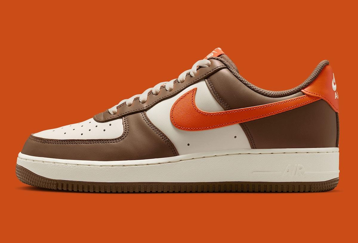 耐克 Air Force 1 低配版 "苔木棕/營火橙 "季節性更新 Nike Air Force 1 Low, Nike Air Force 1, Nike - 耐克 Air Force 1 低配版 "苔木棕/營火橙 "季節性更新
