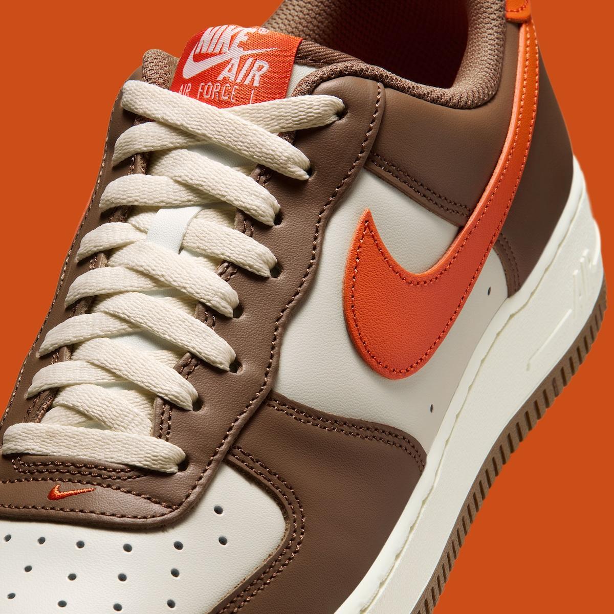耐克 Air Force 1 低配版 "苔木棕/營火橙 "季節性更新 Nike Air Force 1 Low, Nike Air Force 1, Nike - 耐克 Air Force 1 低配版 "苔木棕/營火橙 "季節性更新