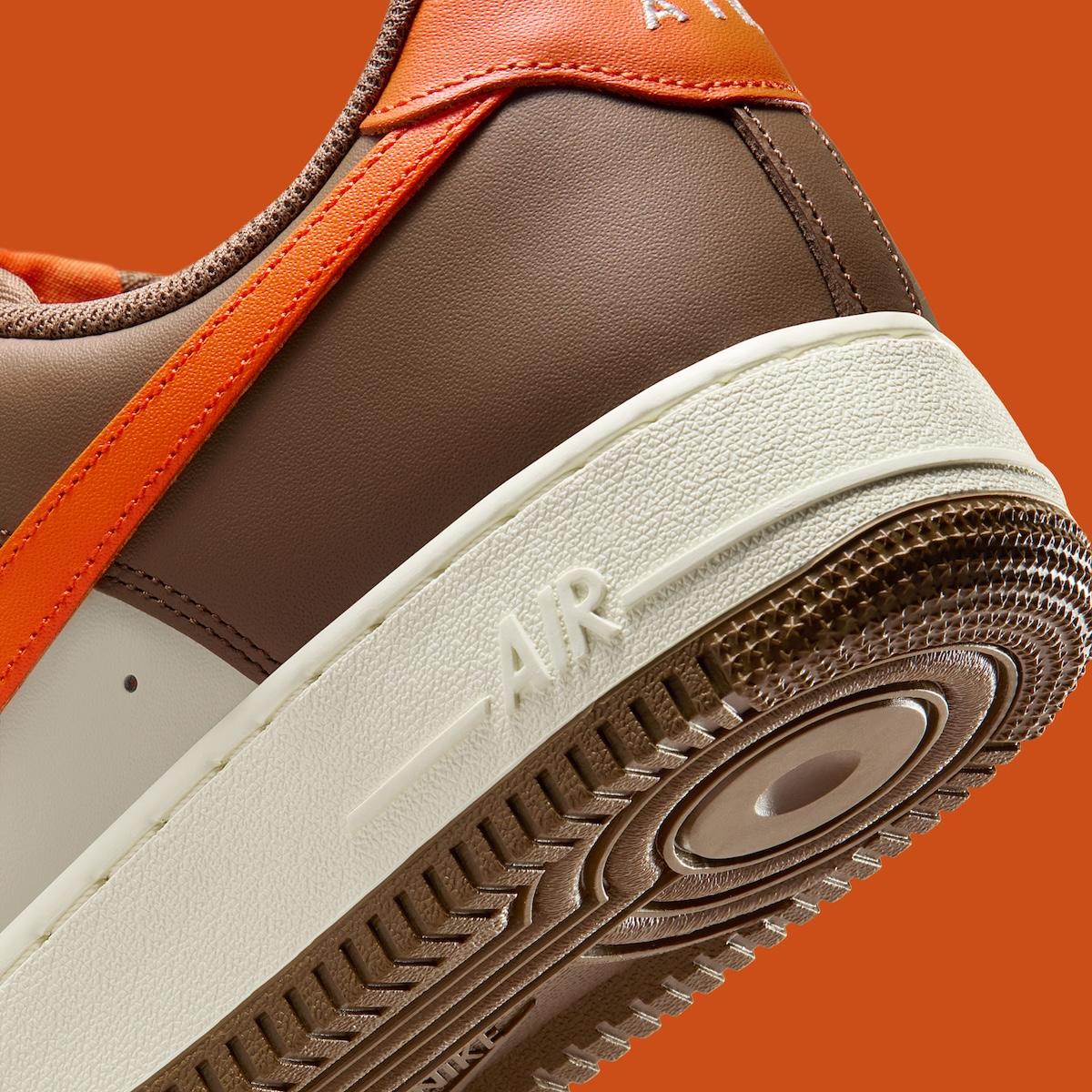 耐克 Air Force 1 低配版 "苔木棕/營火橙 "季節性更新 Nike Air Force 1 Low, Nike Air Force 1, Nike - 耐克 Air Force 1 低配版 "苔木棕/營火橙 "季節性更新