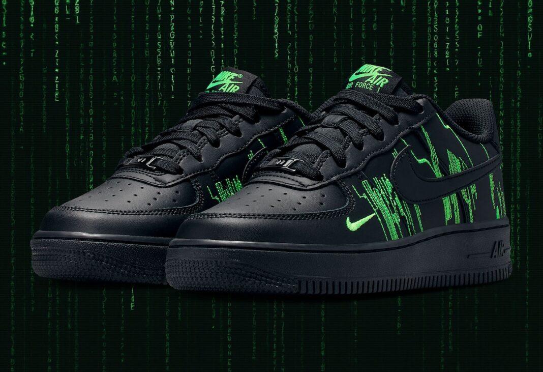 Nike Air Force 1 Low, Nike Air Force 1, Nike - 耐克 Air Force 1 Low 進入黑客帝國