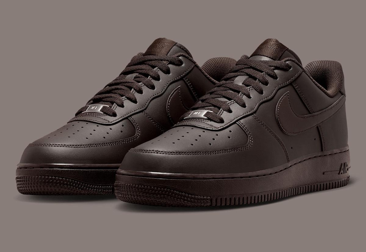 耐克 Air Force 1 Low 採用高級真皮全棕配色 Nike Air Force 1 Low, Nike Air Force 1, Nike - 耐克 Air Force 1 Low 採用高級真皮全棕配色