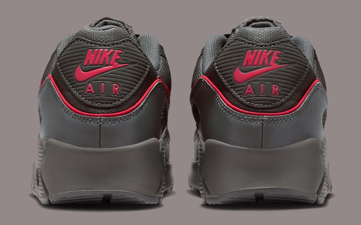 耐克 Air Max 90 帶來灰色與紅色的隱秘搭配 Nike Air Max 90, Nike Air Max, Nike - 耐克 Air Max 90 帶來灰色與紅色的隱秘搭配