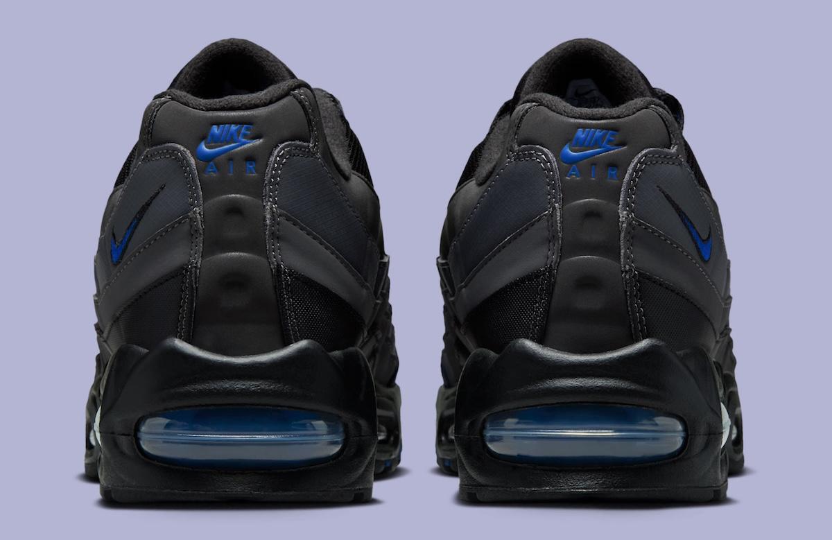 耐克 Air Max 95 "黑色/皇家游戲色 "帶來大膽的復古活力 Nike Air Max 95, Nike - 耐克 Air Max 95 "黑色/皇家游戲色 "帶來大膽的復古活力