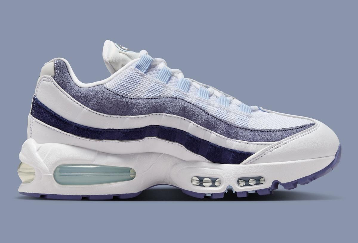 這款 Air Max 95 混合了靛藍、深藍和天藍色調 Nike Air Max 95, Nike Air Max, Nike - 這款 Air Max 95 混合了靛藍、深藍和天藍色調