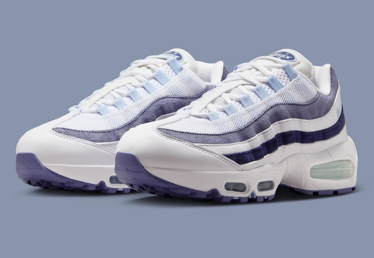 這款 Air Max 95 混合了靛藍、深藍和天藍色調 Nike Air Max 95, Nike Air Max, Nike - 這款 Air Max 95 混合了靛藍、深藍和天藍色調