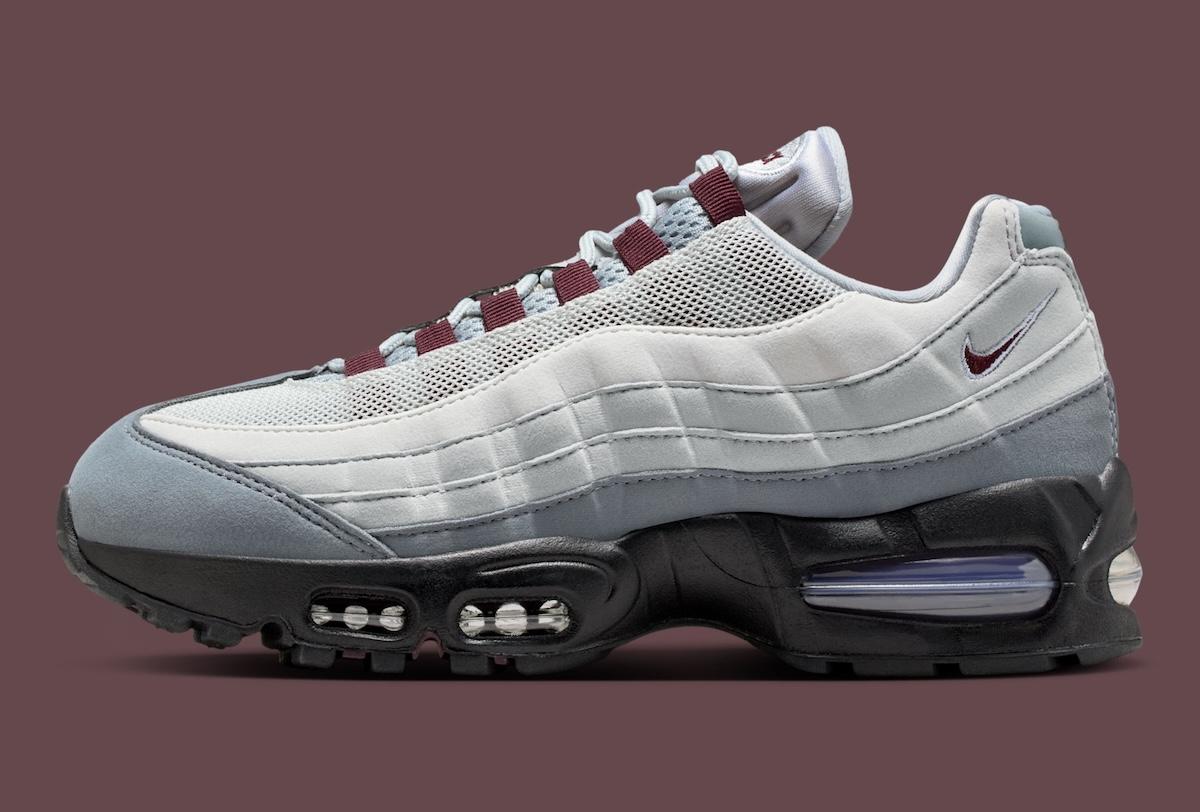 耐克 Air Max 95 "煙灰色/勃艮第紅 "加入 JD Sports 獨家專賣店 Nike Air Max 95, Nike, JD Sports - 耐克 Air Max 95 "煙灰色/勃艮第紅 "加入 JD Sports 獨家專賣店
