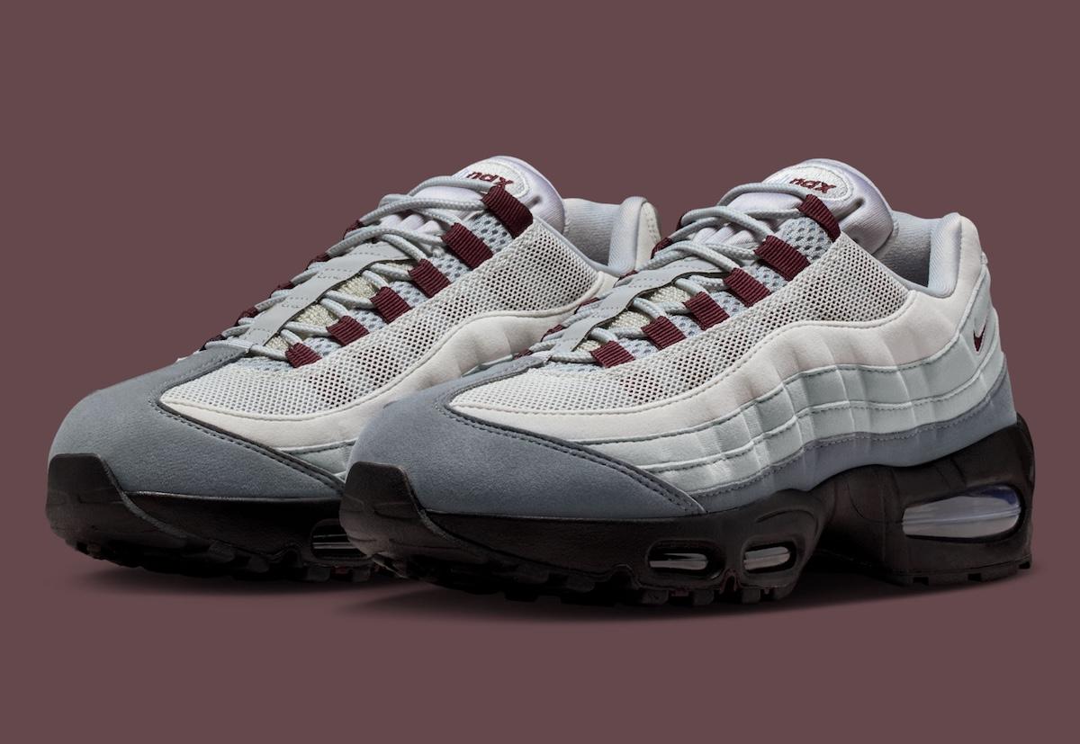 耐克 Air Max 95 "煙灰色/勃艮第紅 "加入 JD Sports 獨家專賣店 Nike Air Max 95, Nike, JD Sports - 耐克 Air Max 95 "煙灰色/勃艮第紅 "加入 JD Sports 獨家專賣店