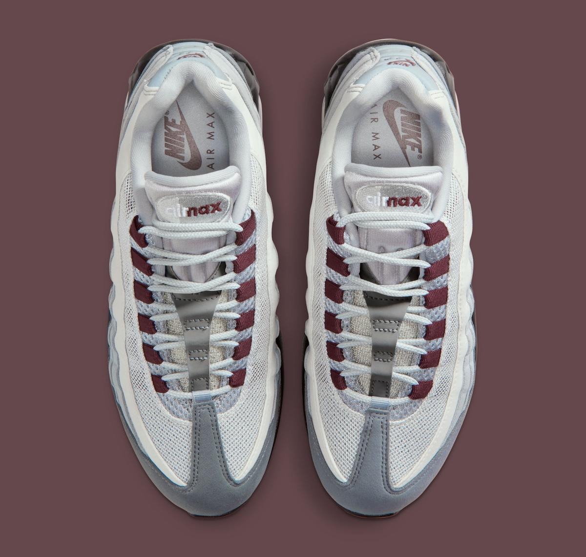 耐克 Air Max 95 "煙灰色/勃艮第紅 "加入 JD Sports 獨家專賣店 Nike Air Max 95, Nike, JD Sports - 耐克 Air Max 95 "煙灰色/勃艮第紅 "加入 JD Sports 獨家專賣店