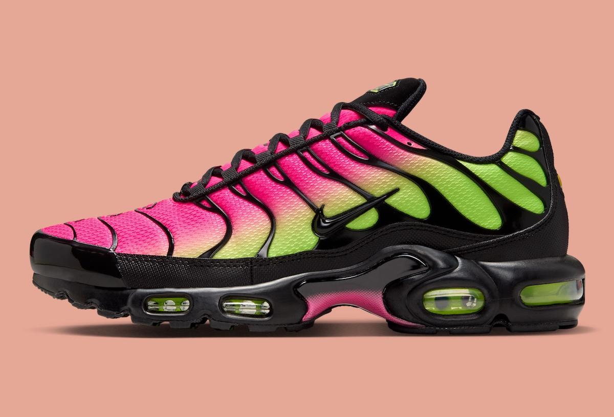 耐克 Air Max Plus 採用漸變色 "超粉紅/伏特 "配色 Nike Air Max Plus, Nike Air Max, Nike - 耐克 Air Max Plus 採用漸變色 "超粉紅/伏特 "配色