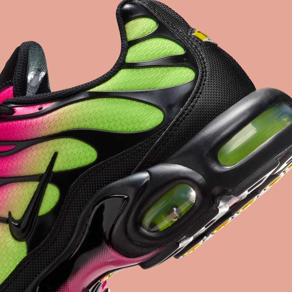 耐克 Air Max Plus 採用漸變色 "超粉紅/伏特 "配色 Nike Air Max Plus, Nike Air Max, Nike - 耐克 Air Max Plus 採用漸變色 "超粉紅/伏特 "配色