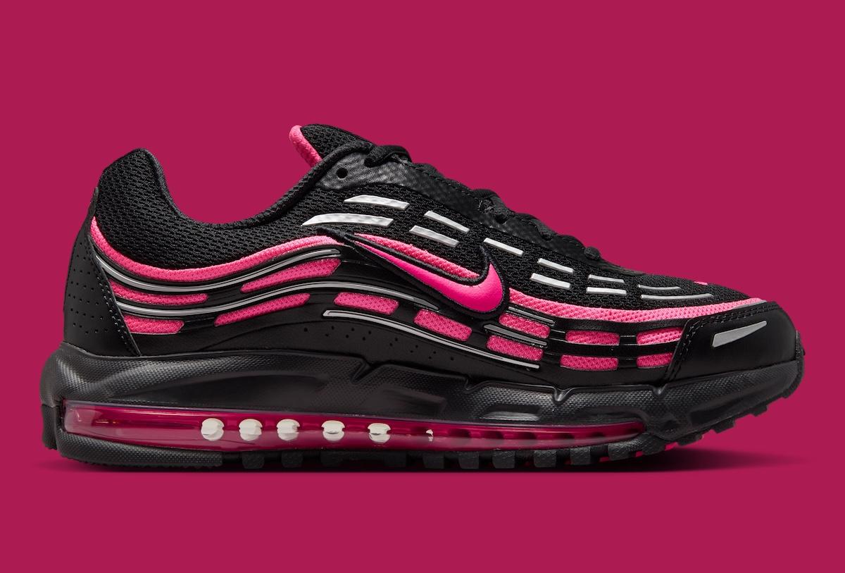 這款黑色耐克 Air Max TL 2.5 配有粉色沖鋒衣 Nike Air Max TL 2.5, Nike Air Max TL, Nike Air Max, Nike - 這款黑色耐克 Air Max TL 2.5 配有粉色沖鋒衣