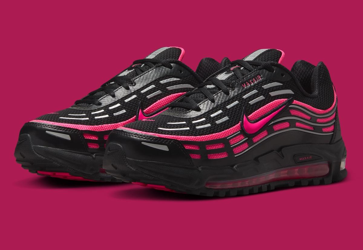 這款黑色耐克 Air Max TL 2.5 配有粉色沖鋒衣 Nike Air Max TL 2.5, Nike Air Max TL, Nike Air Max, Nike - 這款黑色耐克 Air Max TL 2.5 配有粉色沖鋒衣