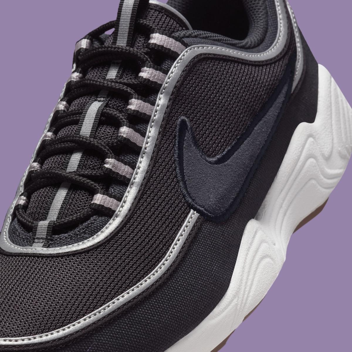 Nike Air Zoom Spiridon, Nike - 耐克 Air Zoom Spiridon 採用 "深灰色/洞穴紫 "暗黑模式