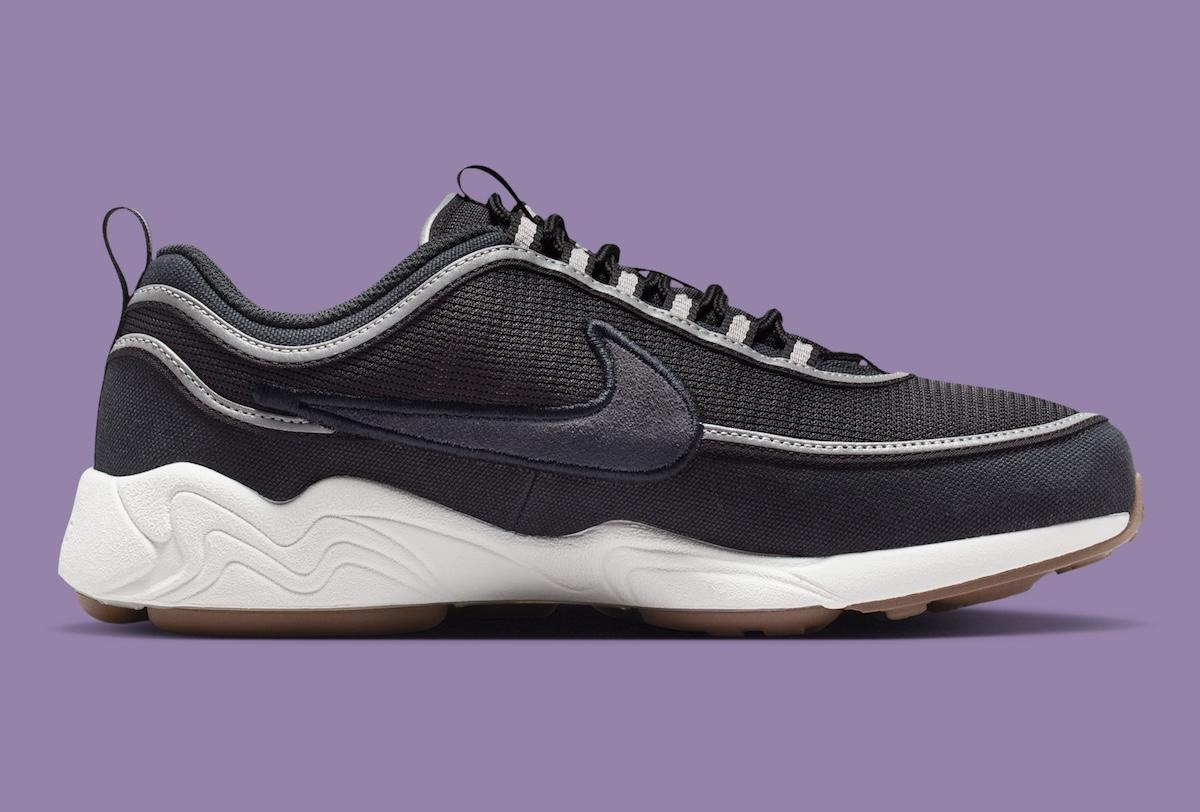 Nike Air Zoom Spiridon, Nike - 耐克 Air Zoom Spiridon 採用 "深灰色/洞穴紫 "暗黑模式