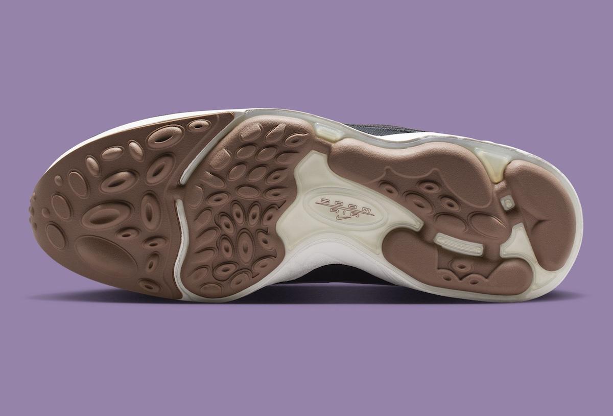 Nike Air Zoom Spiridon, Nike - 耐克 Air Zoom Spiridon 採用 "深灰色/洞穴紫 "暗黑模式