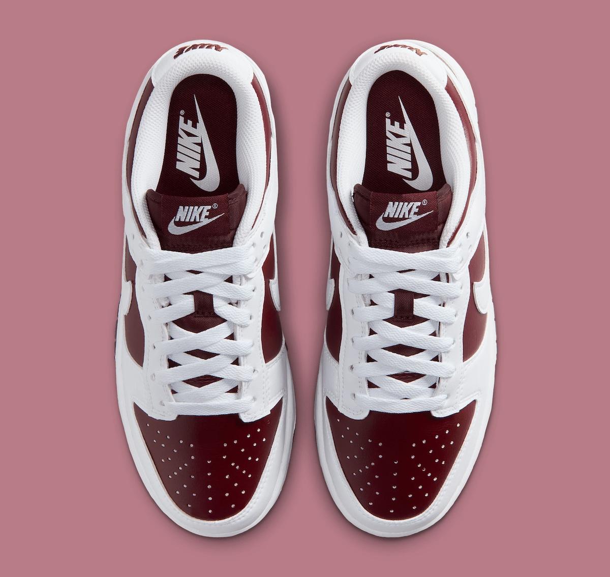 耐克 Dunk Low "深隊紅/白 "延續經典雙色風格 Nike Dunk Low, Nike - 耐克 Dunk Low "深隊紅/白 "延續經典雙色風格