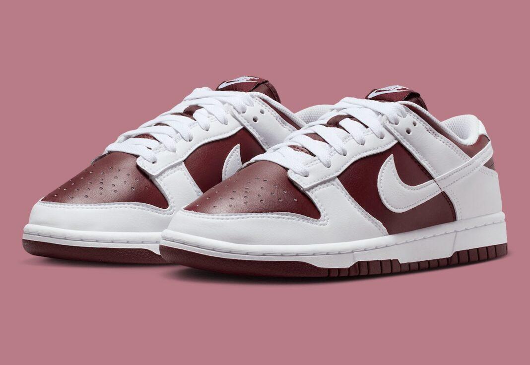 Nike Dunk Low, Nike - 耐克 Dunk Low "深隊紅/白 "延續經典雙色風格