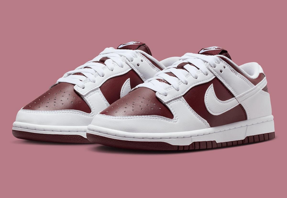 耐克 Dunk Low "深隊紅/白 "延續經典雙色風格 Nike Dunk Low, Nike - 耐克 Dunk Low "深隊紅/白 "延續經典雙色風格