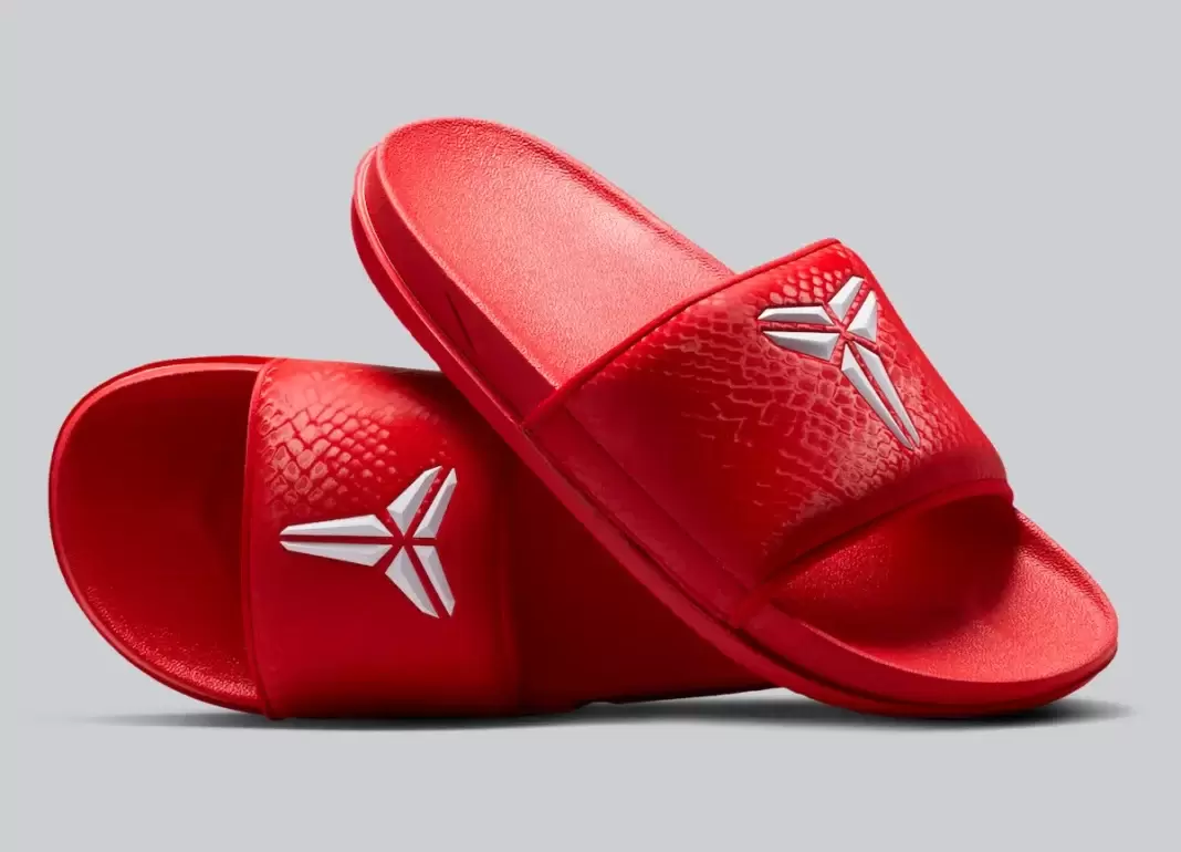 Nike Kobe Slides, Nike - 耐克科比滑板 "大學紅 "2025 年 10 月發佈
