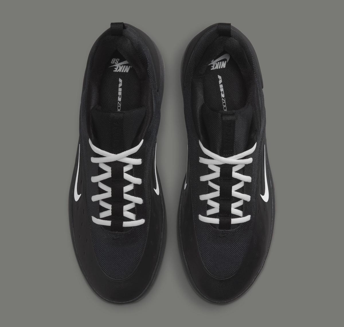 耐克 SB Nyjah 4 黑白簡化版 Nike SB Nyjah 4, Nike SB, Nike - 耐克 SB Nyjah 4 黑白簡化版