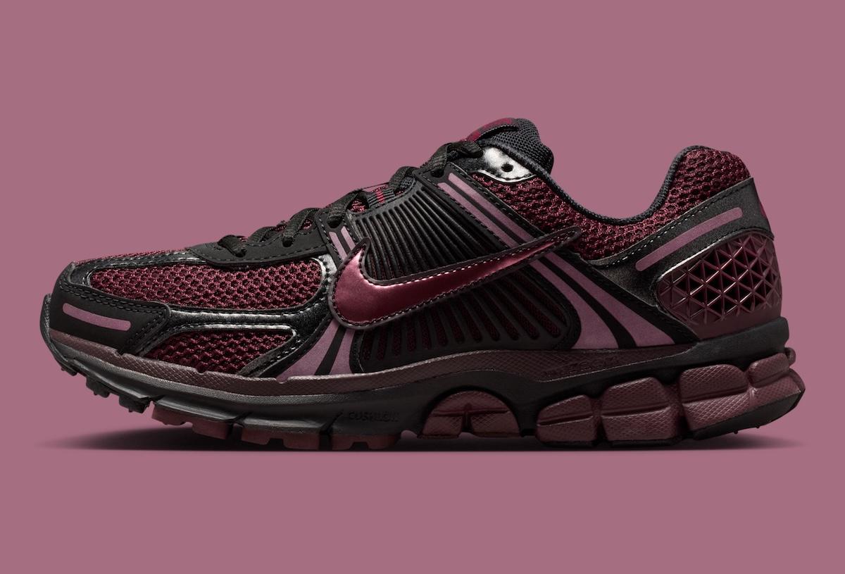 耐克 Zoom Vomero 5 "黑色/勃艮第碎紋 "帶來復古活力 Nike Zoom Vomero 5, Nike - 耐克 Zoom Vomero 5 "黑色/勃艮第碎紋 "帶來復古活力