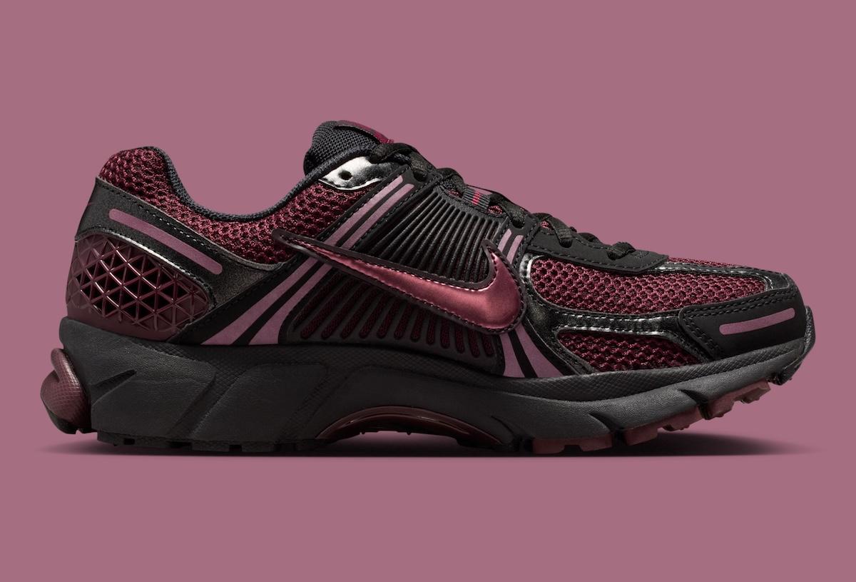 耐克 Zoom Vomero 5 "黑色/勃艮第碎紋 "帶來復古活力 Nike Zoom Vomero 5, Nike - 耐克 Zoom Vomero 5 "黑色/勃艮第碎紋 "帶來復古活力