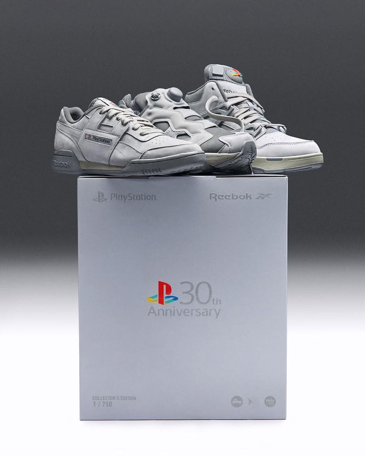 銳步推出 Playstation 30 周年特別系列 Reebok Workout Plus, Reebok Pump Omni Zone II, Reebok Insta Pump Fury, Reebok - 銳步推出 Playstation 30 周年特別系列