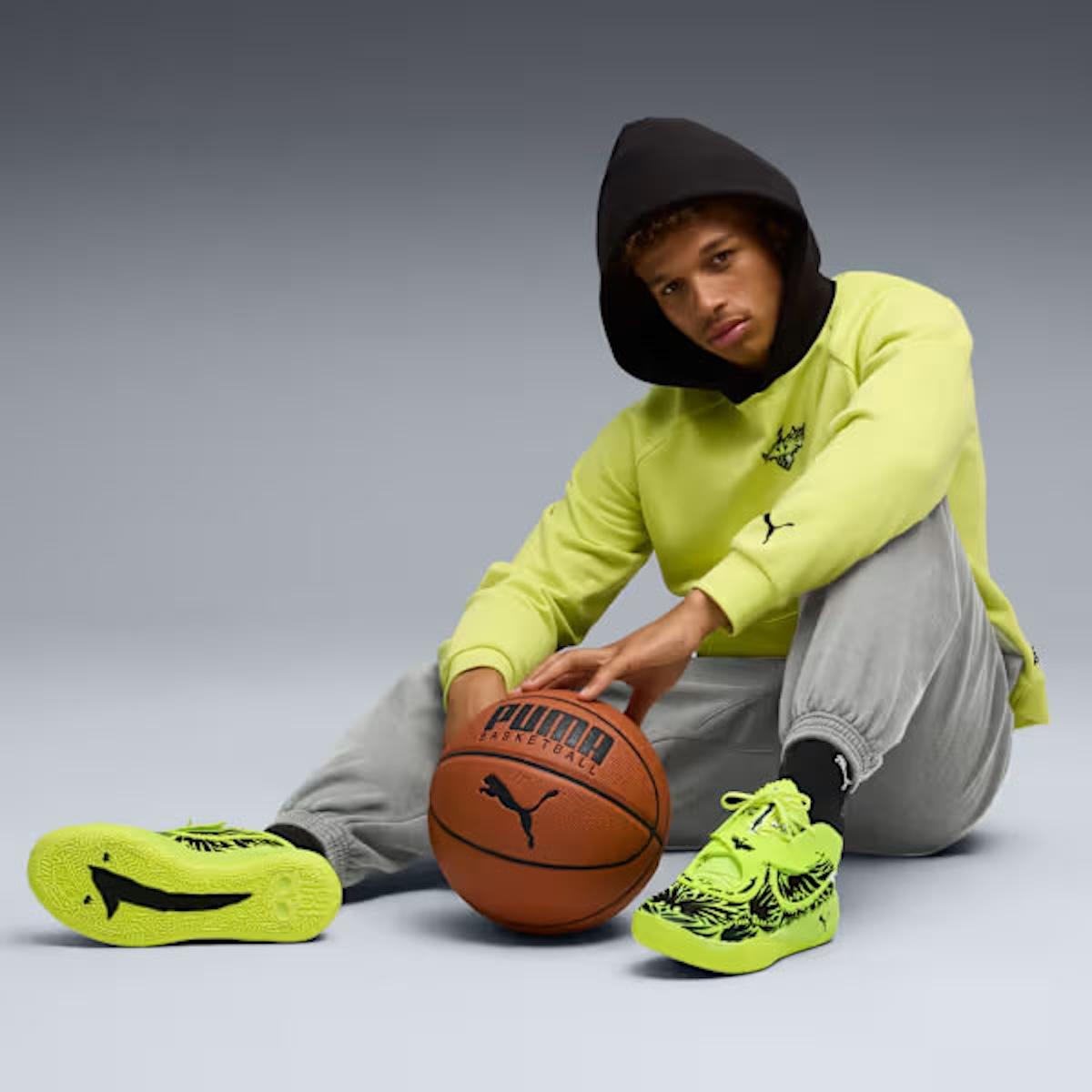PUMA MB.05 "Voltage "黃色預警點亮球場 PUMA MB.05, Puma, LaMelo Ball - PUMA MB.05 "Voltage "黃色預警點亮球場