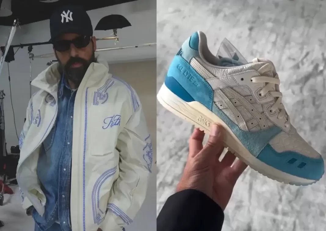 Ronnie Fieg, KITH, Asics Gel Lyte III, asics - Ronnie Fieg 預覽 Kith x ASICS Gel-Lyte III "藍/白" 2025 合作款